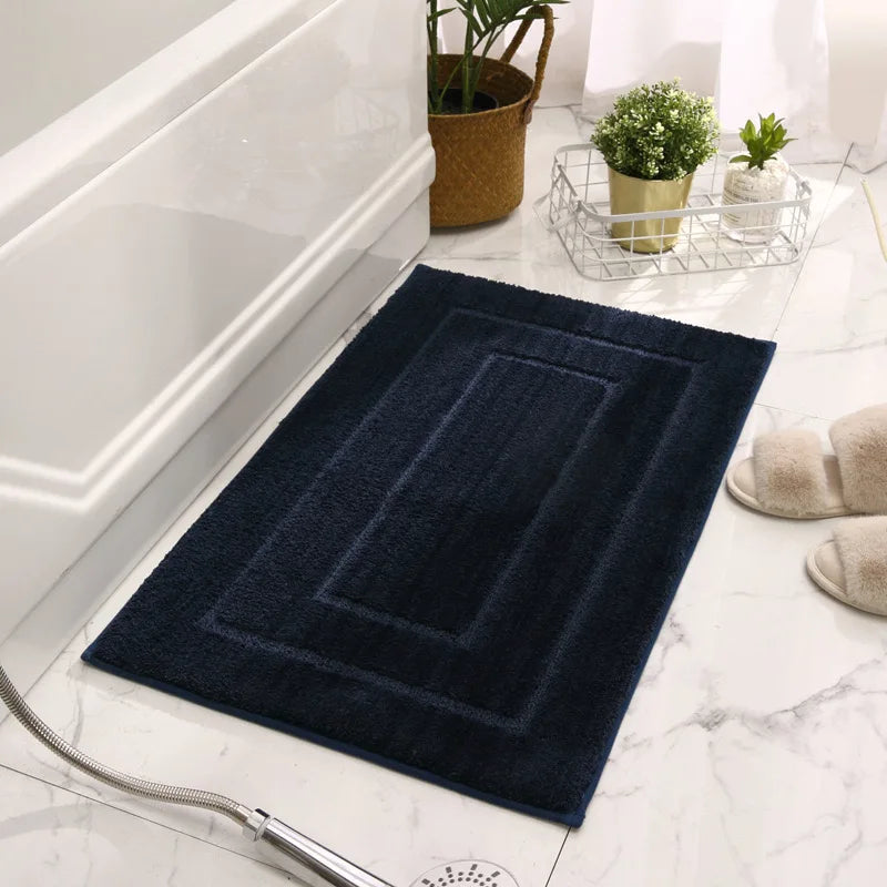 Thickened Absorbent Bathroom Floor Mat, Non-Slip Door Mat Toilet Mat for Household Use