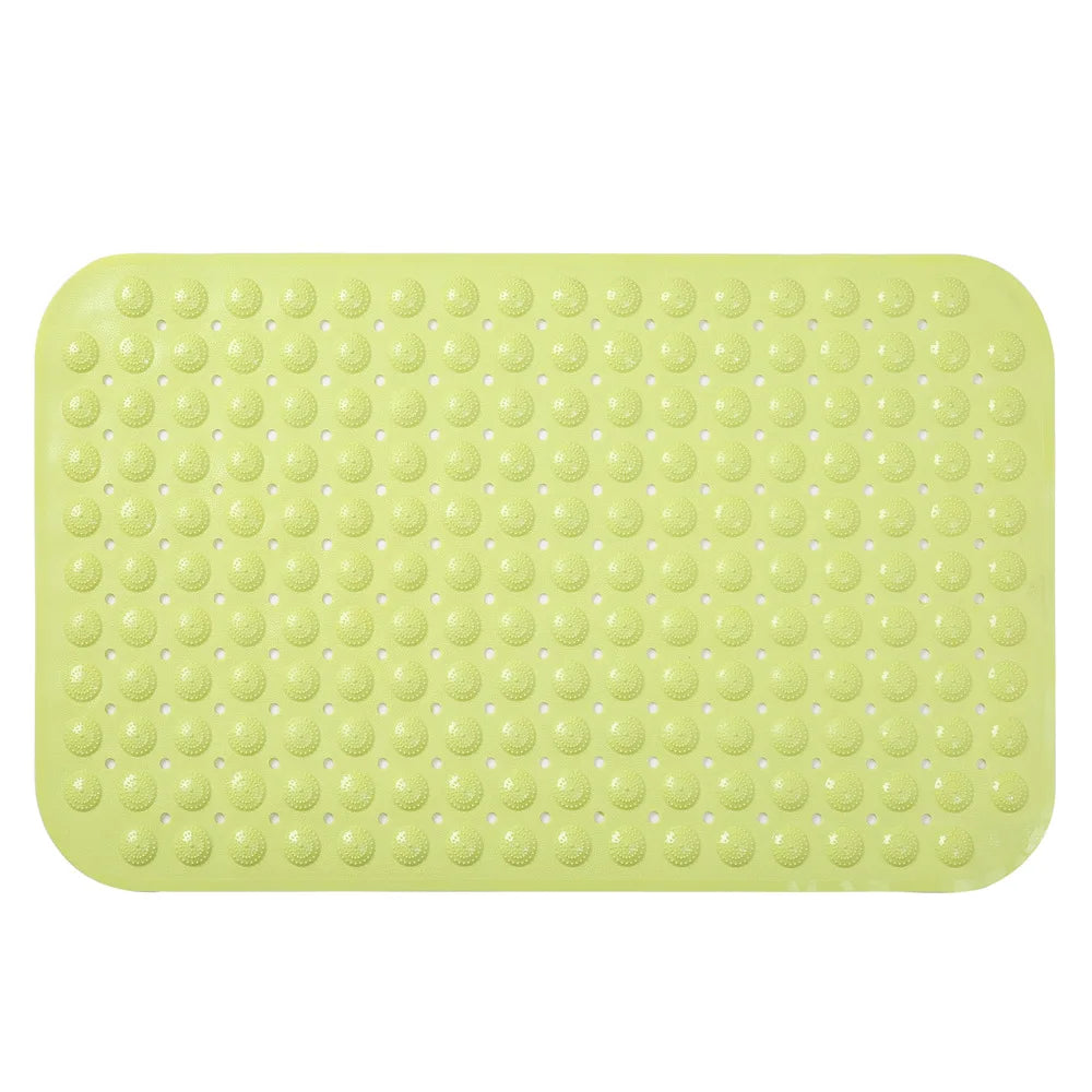 Anti-Slip Waterproof PVC Bathtub Mat, Custom Shape Eco-Friendly Quick-Dry Shower Mat