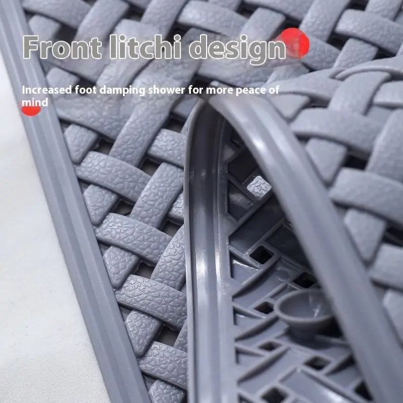 Good Quality Bathroom Mat With Strong Suction Cups Non-slip Silicone Large Bathtub Shower Mats