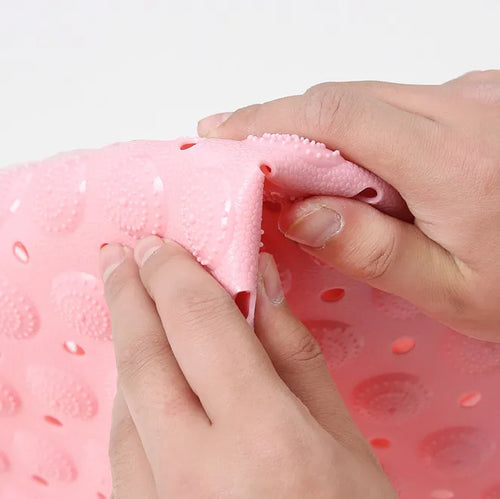 Anti-Slip Waterproof PVC Bathtub Mat, Custom Shape Eco-Friendly Quick-Dry Shower Mat