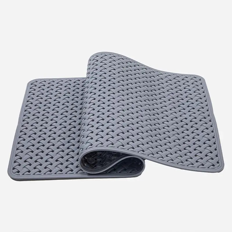 Good Quality Bathroom Mat With Strong Suction Cups Non-slip Silicone Large Bathtub Shower Mats