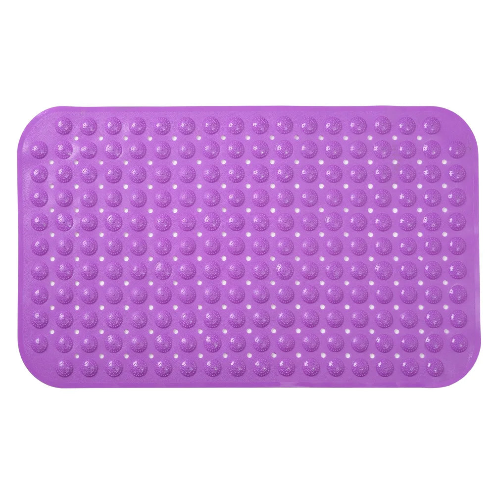 Anti-Slip Waterproof PVC Bathtub Mat, Custom Shape Eco-Friendly Quick-Dry Shower Mat