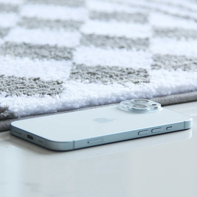 Microfiber Bath Mat with TPR Backing, Non-Slip Absorbent Thickened Machine Washable Bathroom Rug