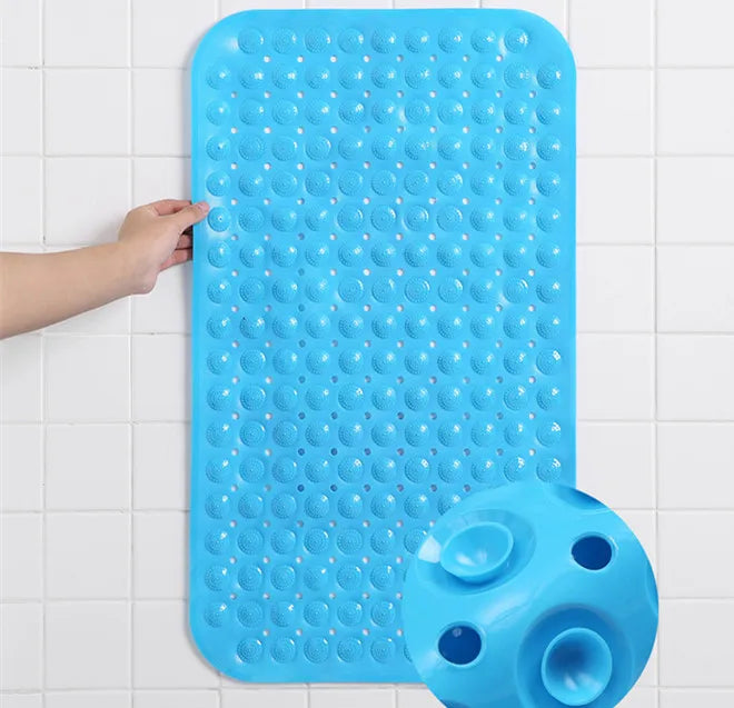 Anti-Slip Waterproof PVC Bathtub Mat, Custom Shape Eco-Friendly Quick-Dry Shower Mat