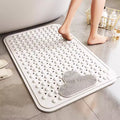 Non-Slip Soft TPE Bath Tub Mat, Machine Washable Shower Mat with Drain Holes & Suction Cups